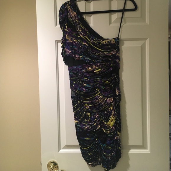BCBG Runway Multicolored Party Dress - S