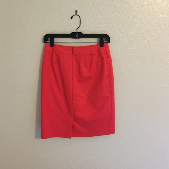 Halogen Coral colored pencil skirt - Picture 3 of 4