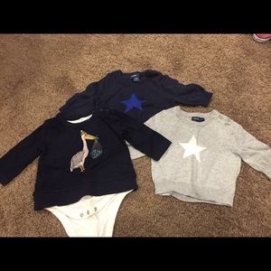 Gap- Lot of 3- sweatshirt & 2 sweaters