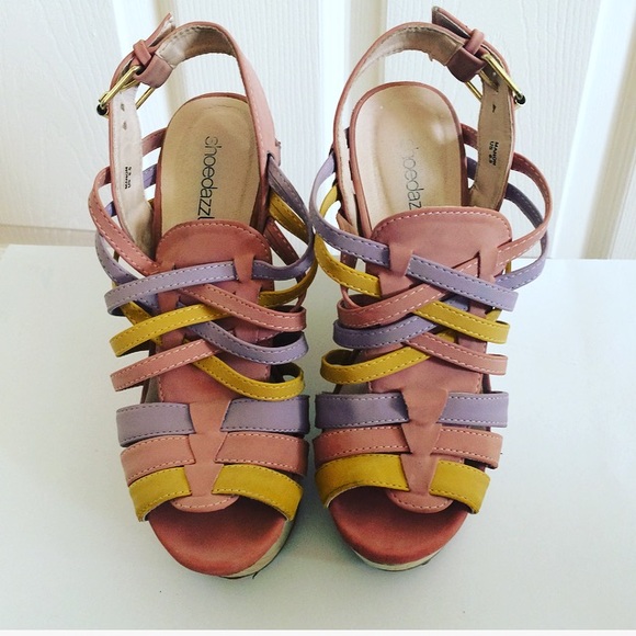 🚀MOVING SALE!🚀 Pastel Platform Wedges