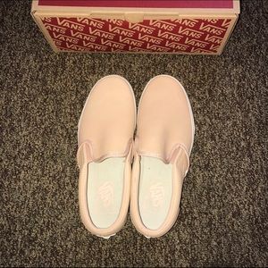 VANS VEG TAN LEATHER SLIP ON 7M/8.5W