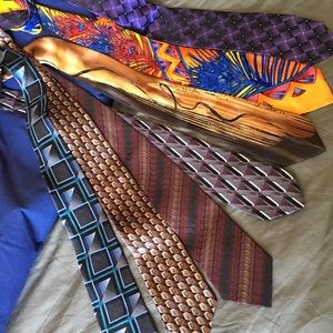 Bundle of 7 fun & funky men's ties