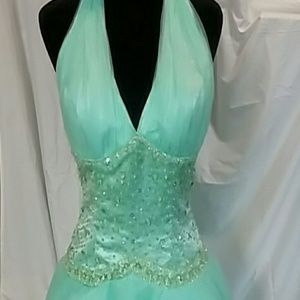 Prom Cocktale dress mint green