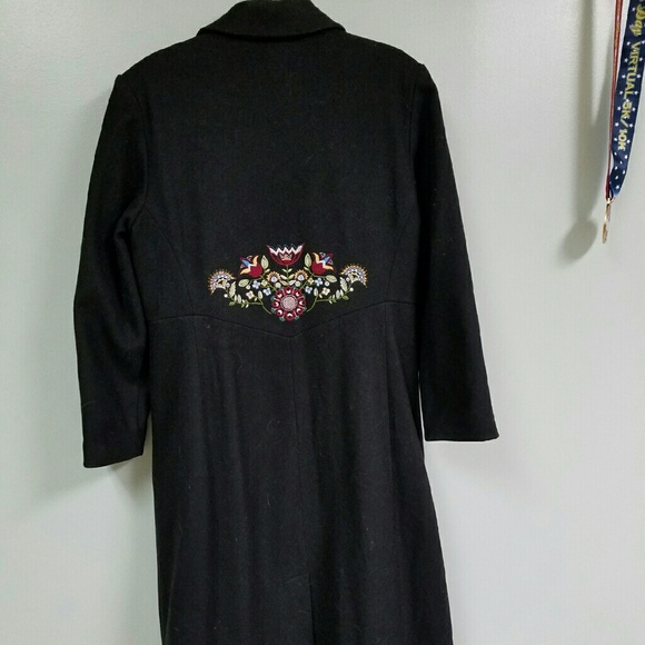 Wool dress coat