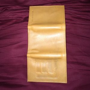 NY Giants Embossed Genuine Leather Wallet