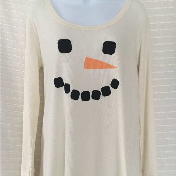 Wildfox Couture Snowman Thermal Women's Size Large