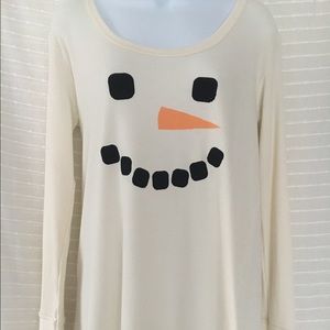 Wildfox Couture Snowman Thermal Women's Size Large