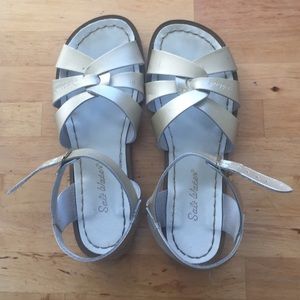 Gold Saltwater Sandals