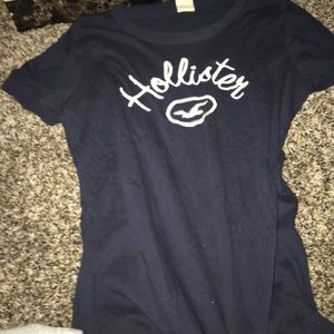 Navy Hollister Short Sleeved T - Shirt