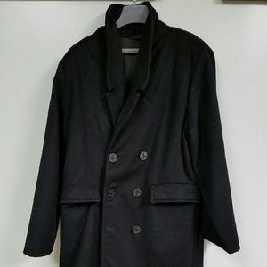 Men's wool pea coat