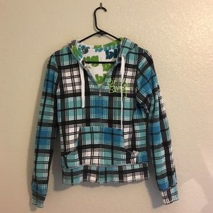 Reversible Billabong zip hoodie