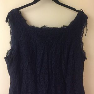 Navy blue Adrianna Papell dress