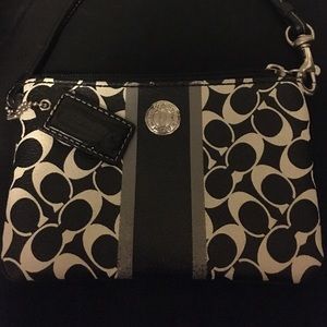 Coach zip wristlet