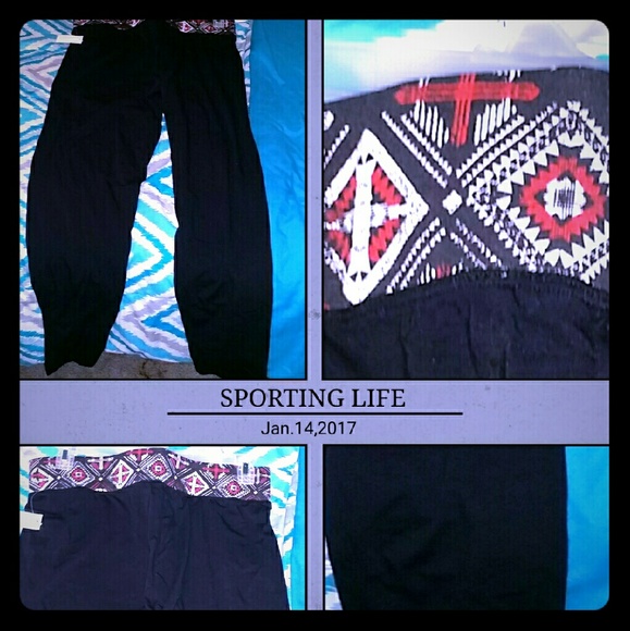 Size 1X yoga athletic pants, New - Picture 2 of 6