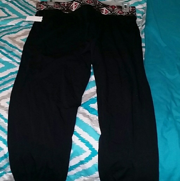 Size 1X yoga athletic pants, New - Picture 1 of 6