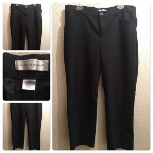Black size 14 slacks. Christopher & Banks.