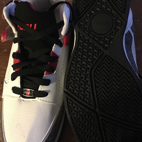 fubu shoes black and red