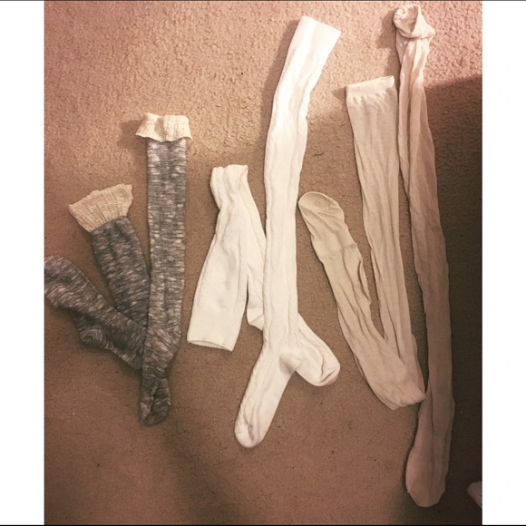 Set of three high socks