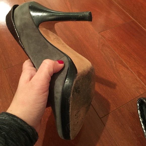 Steve Madden Grey Suede Booties - Picture 4 of 4