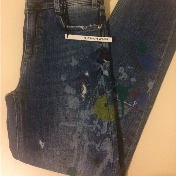 Painted Zara Jeans