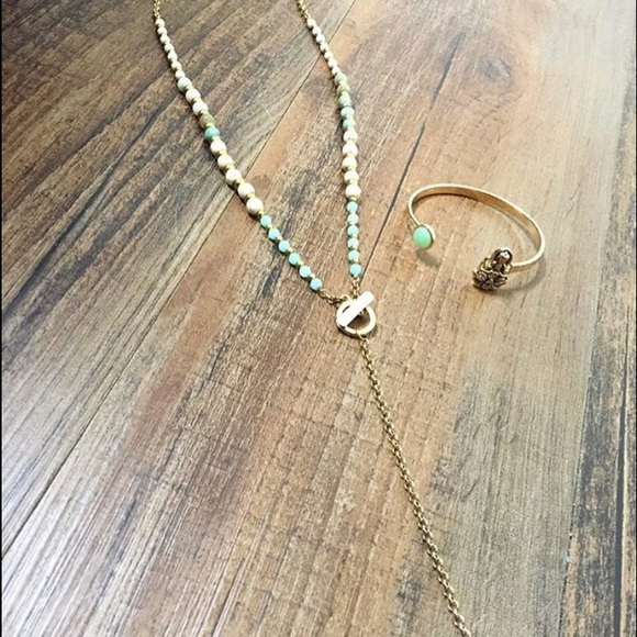 Marbled Toggle Necklace
