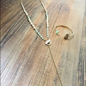 Marbled Toggle Necklace