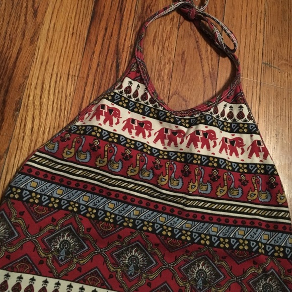 Urban Outfitters Festival Halter Top - Picture 1 of 3