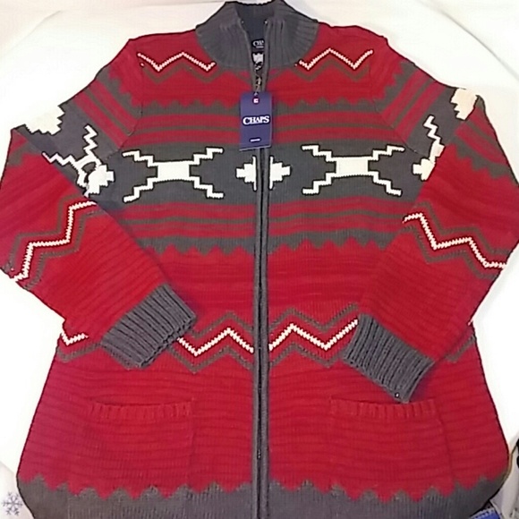 Chaps Sweaters - NWT Chaps Ralph Lauren Women's Large Zip Sweater Chaps Sweaters - NWT Chaps Ralph Lauren Women's Large Zip Sweater