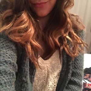 DELIA'S knit wrap sweater