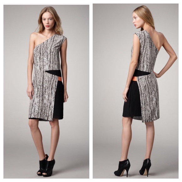 Sachin + Babi one shoulder cocktail dress - Picture 3 of 5