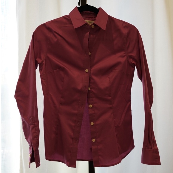 Banana Republic Long Sleeve Shirt 00P Magenta