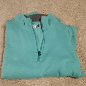 1/4 zip front pocket sweatshirt