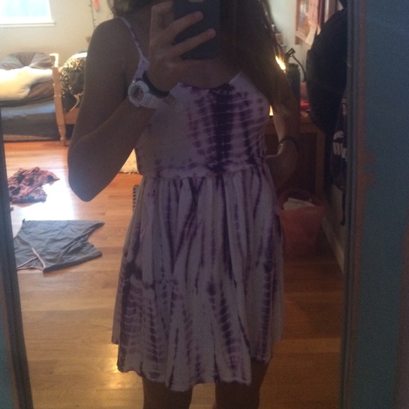 Beautiful purple tie dyed dress