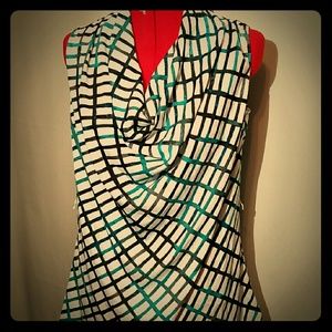 Worthington printed top.   Size M