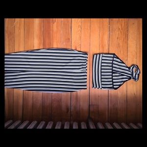 Boohoo two piece dress top pencil skirt