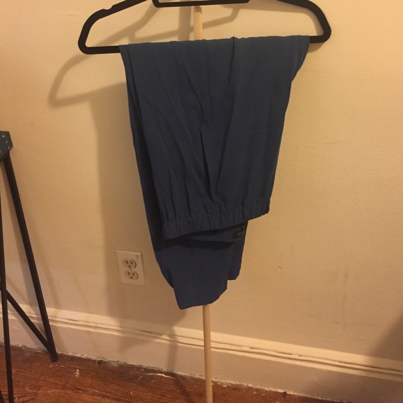 Aritzia tailored teal pants