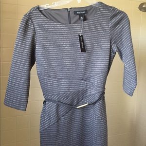 NWT WHBM jersey dress with flattering waist detail