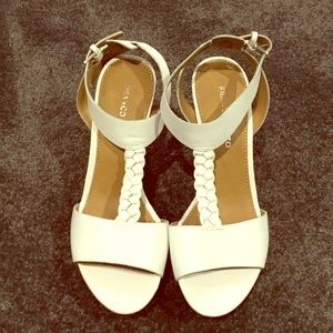 White Cork Wedges
