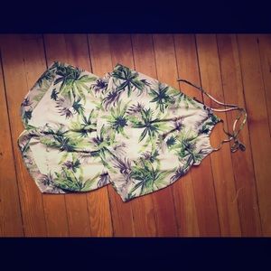 Alya Palm Tree Romper