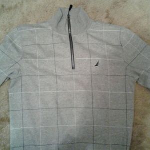mens nautica sweater worn once