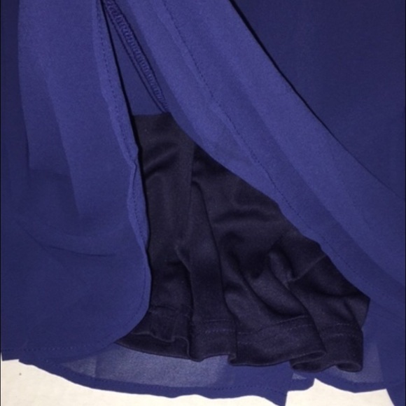 Navy and Gold dress - Picture 4 of 4