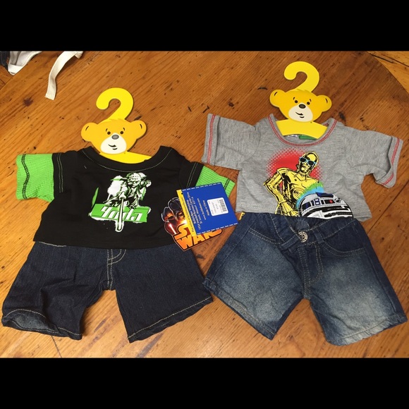 Two Star Wars Build a Bear outfits