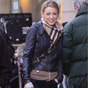 Mike and Chris distressed leather jacket