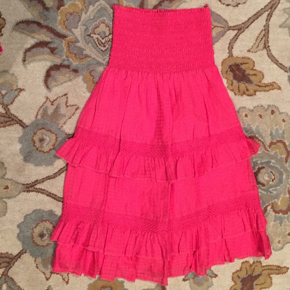 Juicy Couture summer tube dress with ruffle skirt