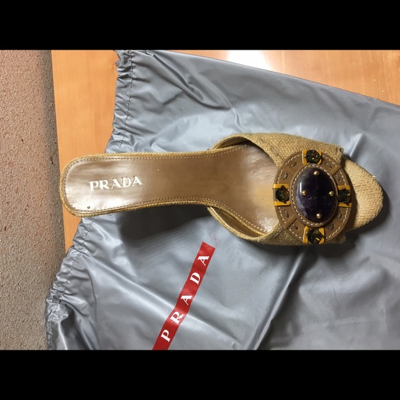 Prada Open Back Wedges - Picture 3 of 4