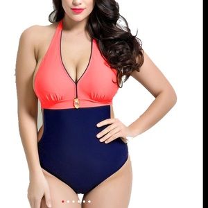 2XL plus size monokini. Brand new