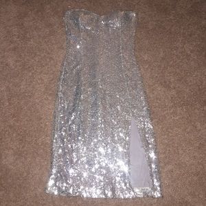 Silver Sequined dress