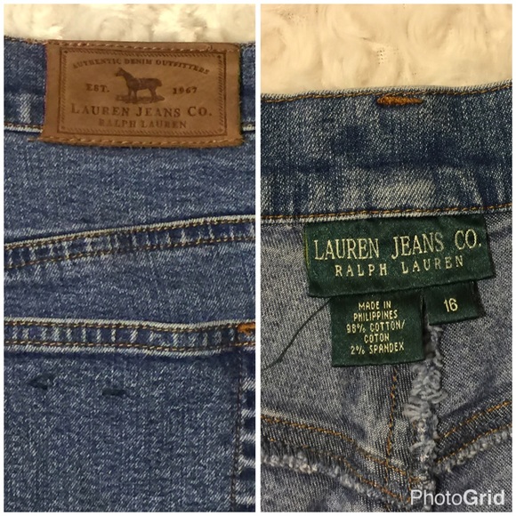 Ralph Lauren Medium Wash Jeans Size 16 - Picture 3 of 4