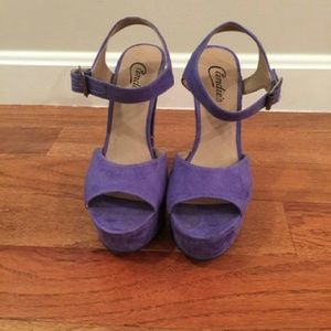 Purple Platform heels