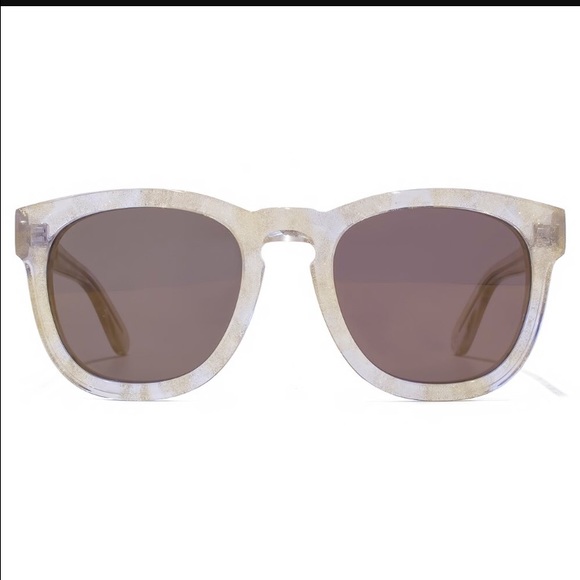 WILDFOX classic fox sunglasses in gold glitter